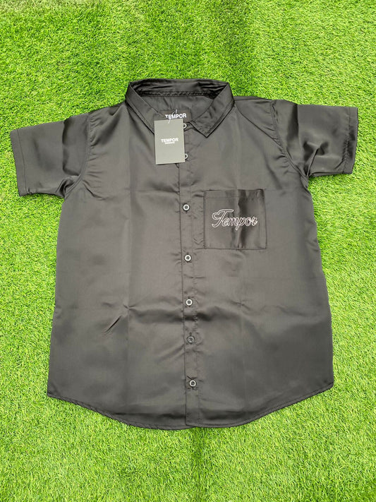 Black Silk Shirt