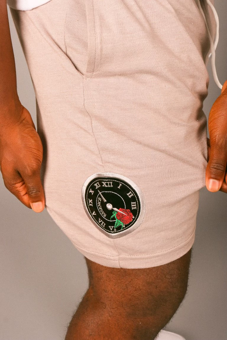 Reflective Wolf Grey Shorts