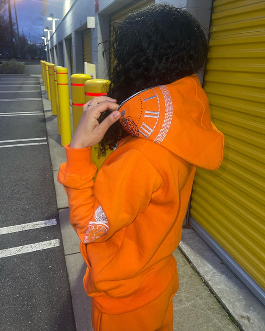 Orange Full Zip